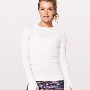 White Lululemon Pullover